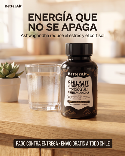 BETTERALT Ultra Focus - Shilajit Premium 4-en-1